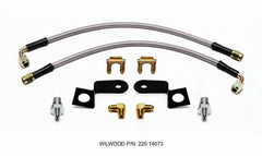 Wilwood Flexline Kit 14in. M10-1.00 90 Deg