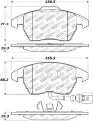 StopTech Street Select Brake Pads - Front