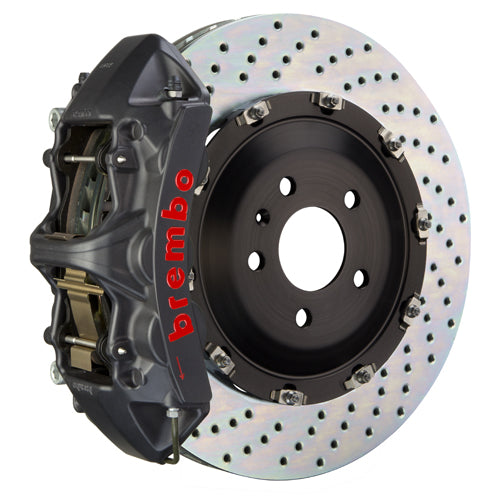 Brembo Tesla Model X - GT-S Big Brake Kit 380x34mm 2-Piece Front Hard Anodized Monobloc Track Day and Club Racing Calipers